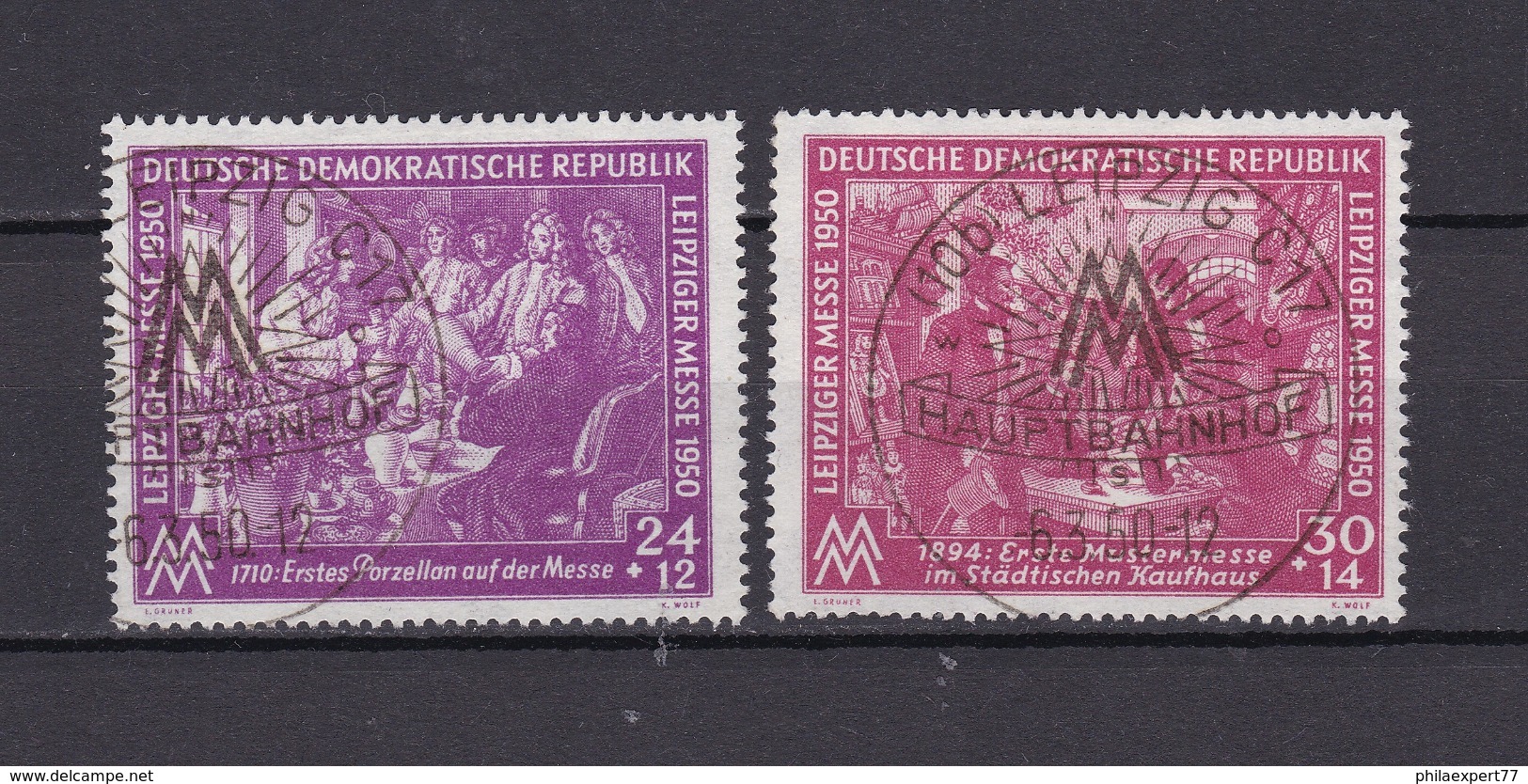 DDR - 1950 - Michel Nr. 248/249 - Gest. - Sonderstempel - Gebraucht