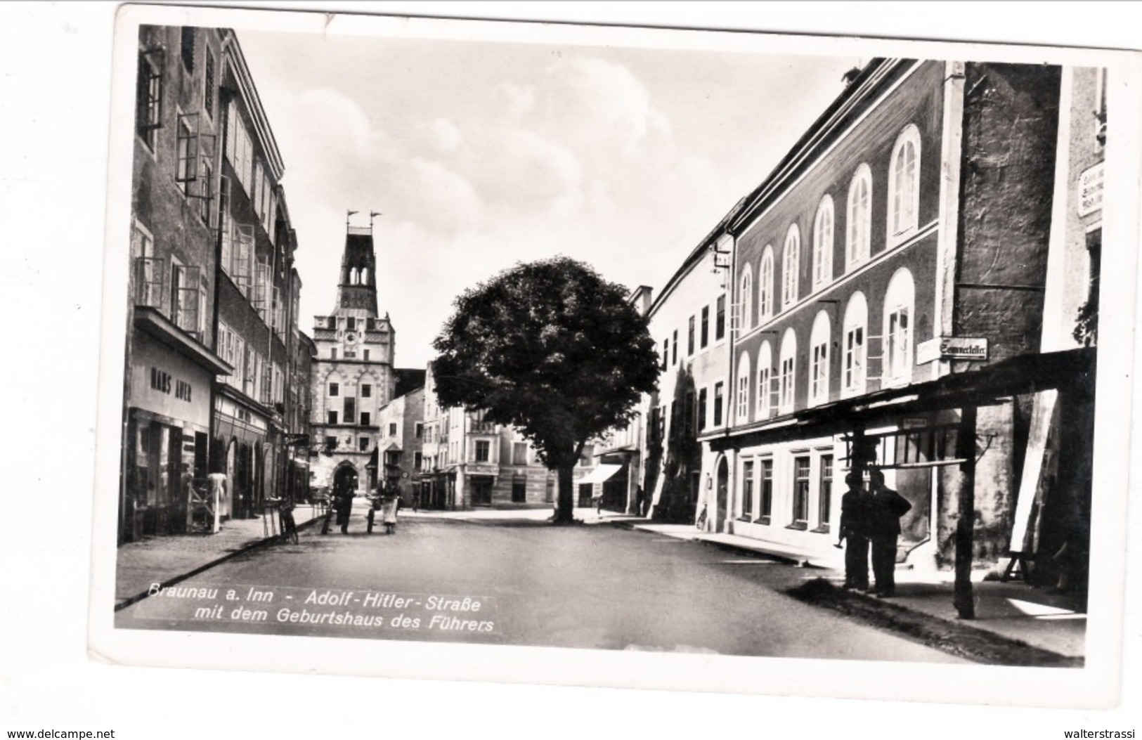 Propaganda Karte, Braunau Am Inn, Adolf Hitler Strasse - Weltkrieg 1939-45