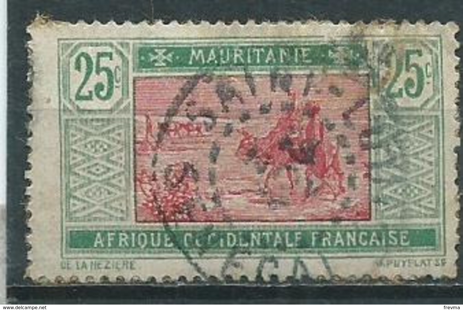 Timbre Mauritanie  Obliteration Saint Louis Senegal - Gebraucht