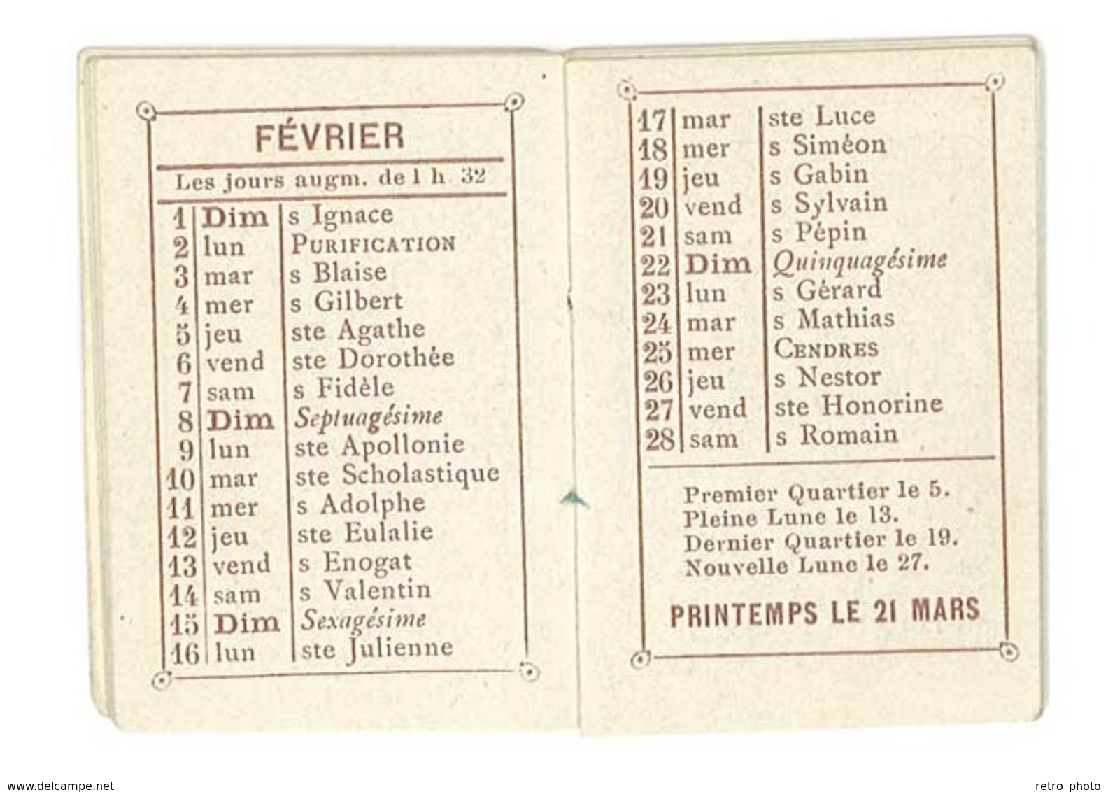 Petit Livret Calendrier 1903 : A. Jacquin Et Fils, Rue Pernelle, Paris, Bonbons De Dessert - Small : ...-1900