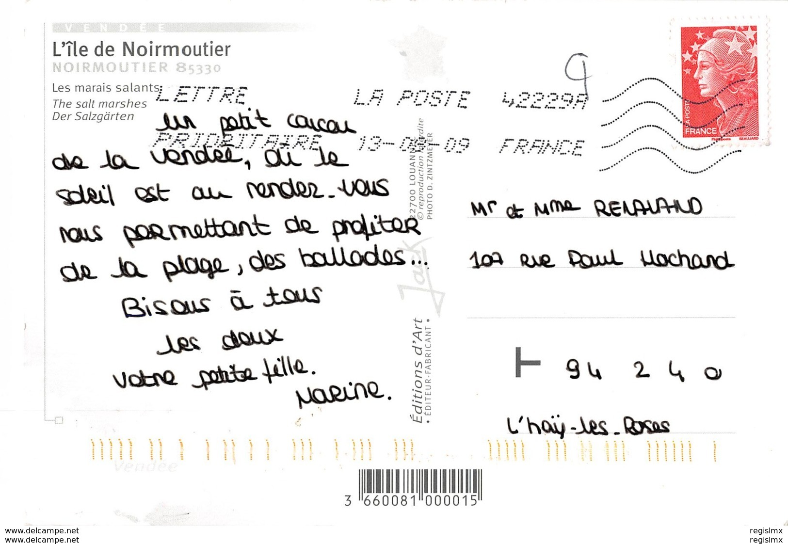 85-ILE DE NOIRMOUTIER-PASSAGE DU GOIS-N°149-D/0073 - Ile De Noirmoutier