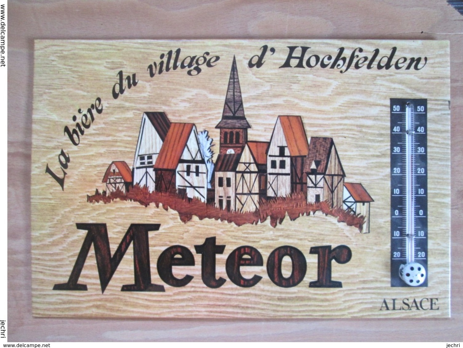 Enseigne Biere Meteor Avec Thermometre - Enseignes