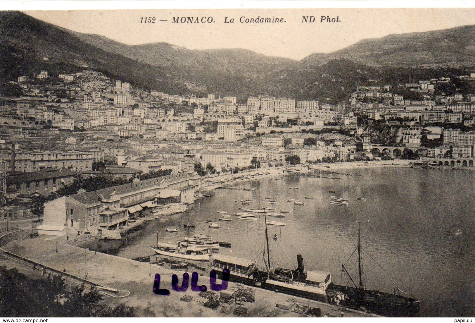 MONACO : édit. N D N° 1152 : La Condamine - Other & Unclassified