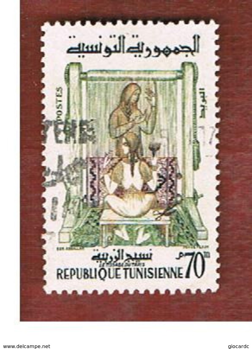 TUNISIA - SG 498  -    1959  CARPET WEAVER      - USED ° - Tunisia (1956-...)