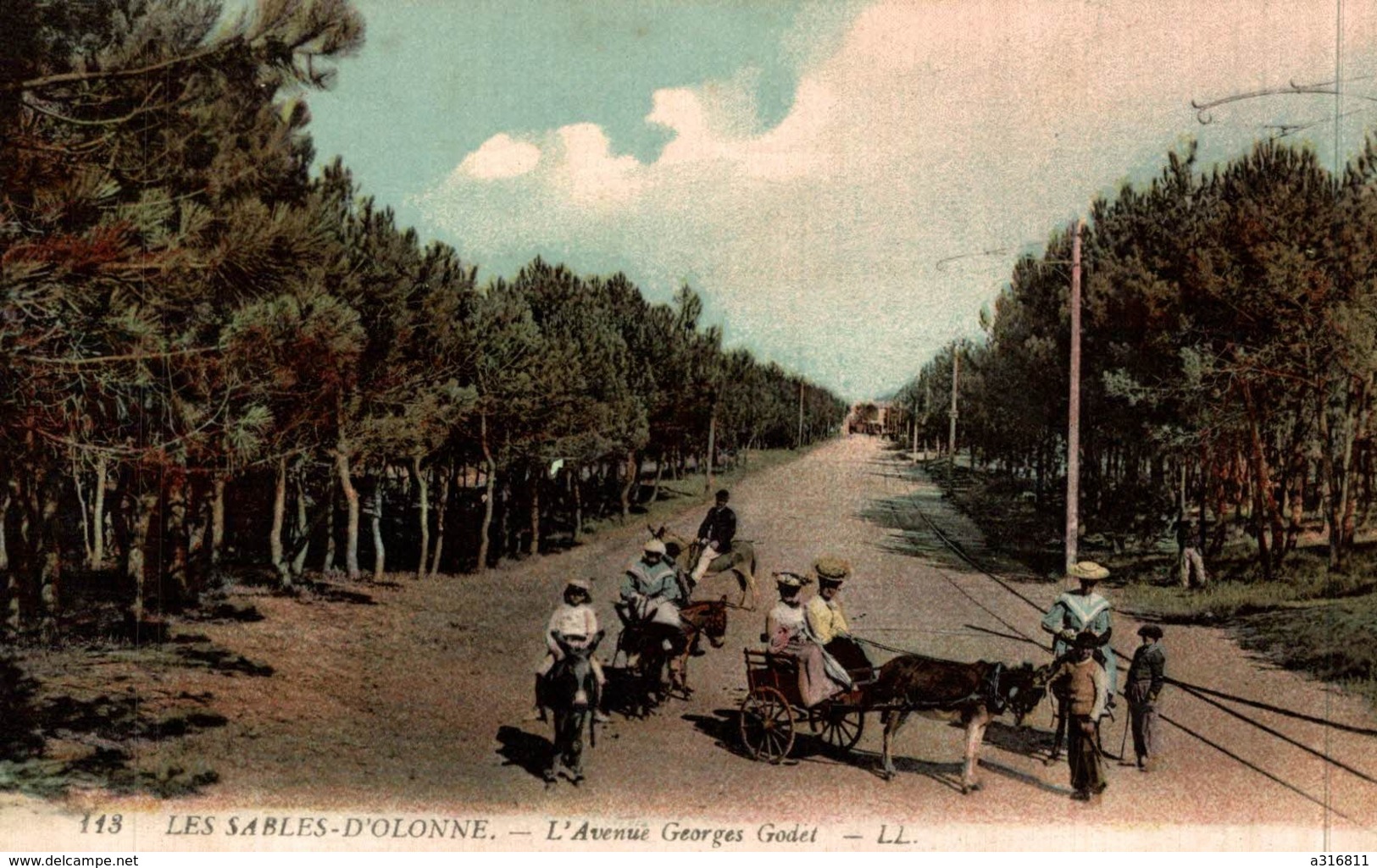 LES SABLES D OLONNE L AVENUE GEORGES GODET - Sables D'Olonne