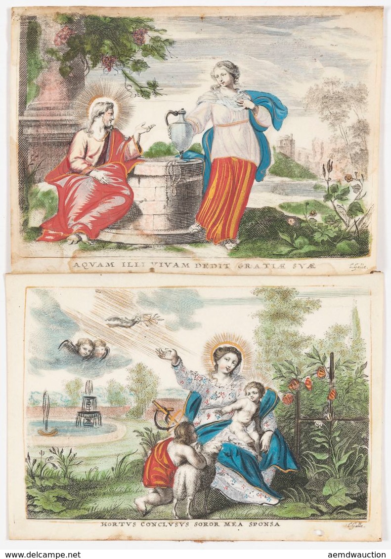 [IMAGES PIEUSES] D'après Cornelis GALLE - Hortus Conclu - Autres & Non Classés