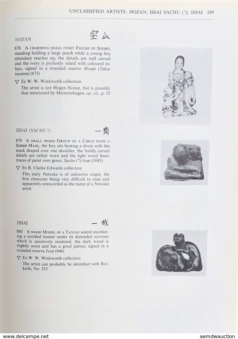 [JAPON] Neil K. DAVEY - Netsuke. A Comprehensive Study - Ohne Zuordnung