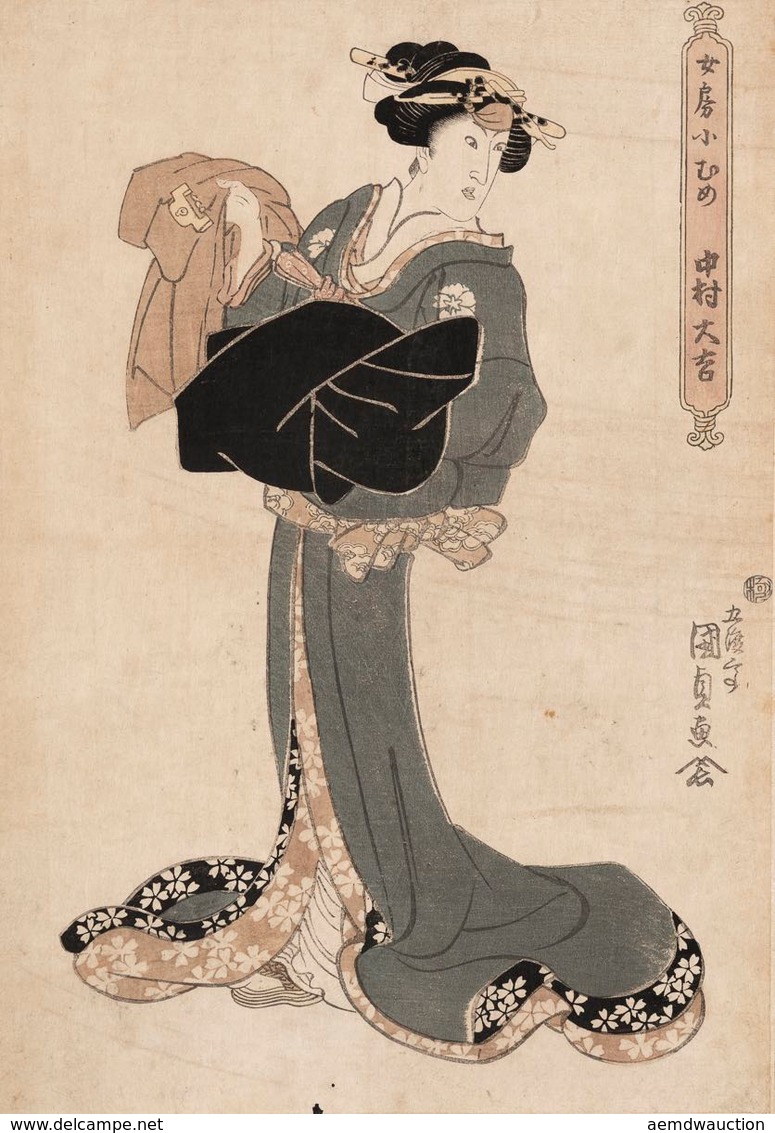 [JAPON] KUNISADA (1786-1864) - Portrait De L'acteur Nak - Non Classificati