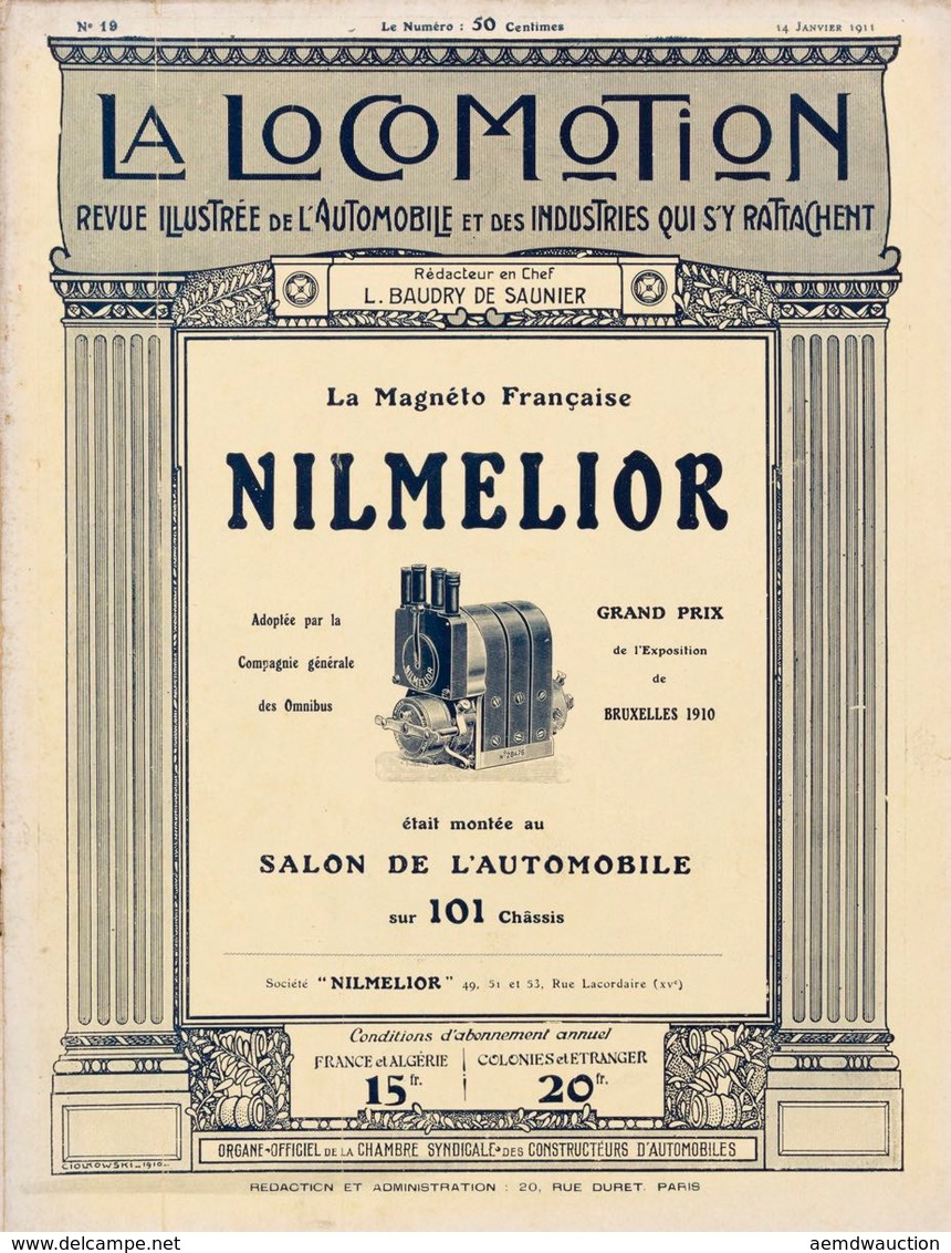 LA LOCOMOTION Puis OMNIA. Revue Illustrée De L'Automobi - Non Classés