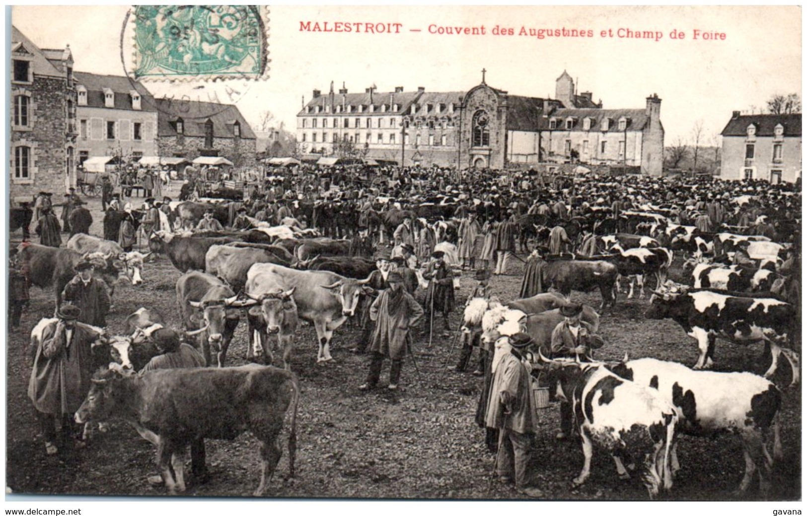 56 MLESTROIT - Couvent Des Augustines Et Champ De Foire - Malestroit