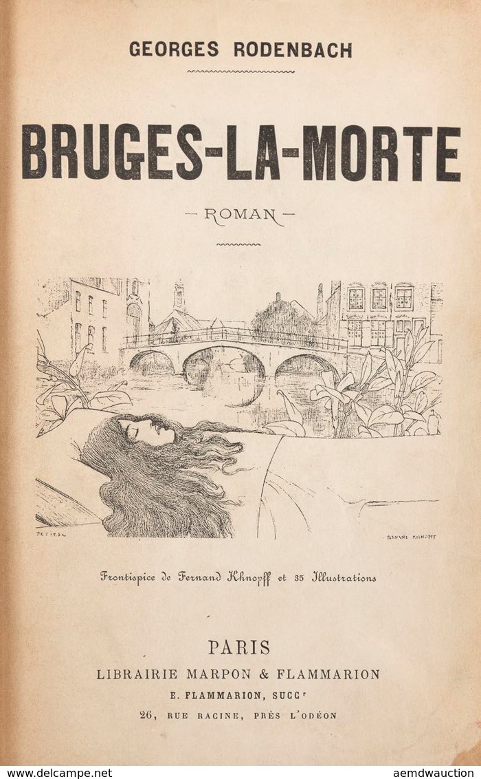 Georges RODENBACH - Bruges-la-morte. [Frontispice De F. - Unclassified