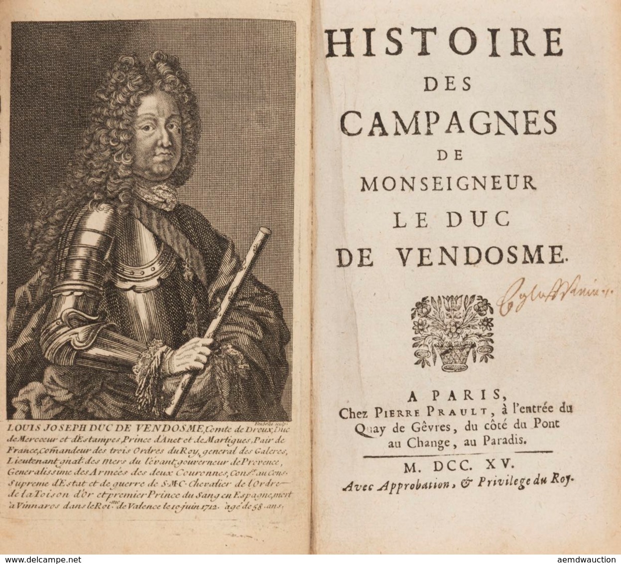 [Jules A. De BELLERIVE ]- Histoire Des Campagnes De Mon - Altri & Non Classificati