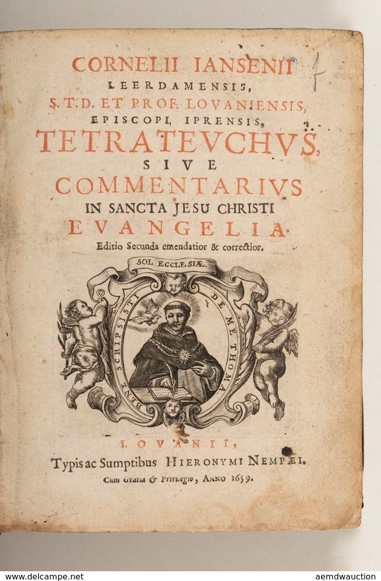 Cornelius JANSENIUS (EP. IPRENSIS) (1585-1638) - Tetrat - Other & Unclassified