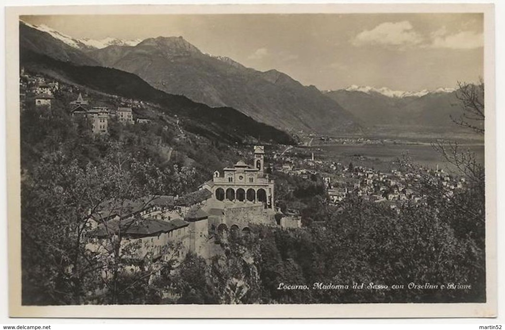 Schweiz Suisse: Bild-PK CPI "Locarno, Madonna Del Sasso, Orselina E Brione" Format 14 X 9 Cm (ungelaufen - Non Circulè) - Brione Sopra Minusio