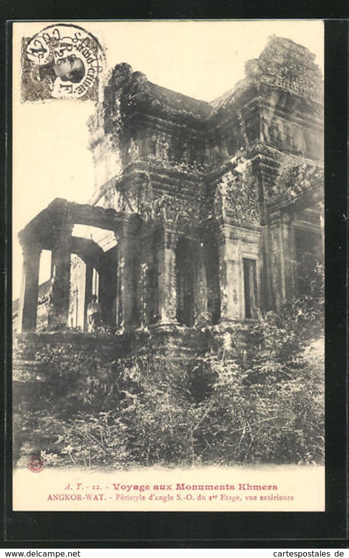 AK Angkor-Wat, Pérstyle D`angle S.-O. Du Ier Étage... - Other & Unclassified
