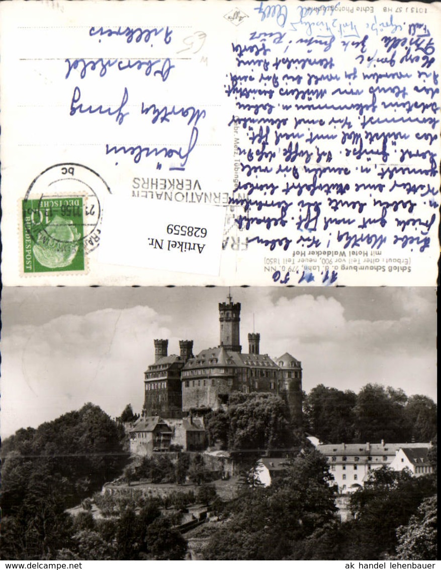 628559,Foto Ak Schloss Schaumburg A. D. Lahn M. Hotel Waldecker Hof Balduinstein - Sonstige & Ohne Zuordnung