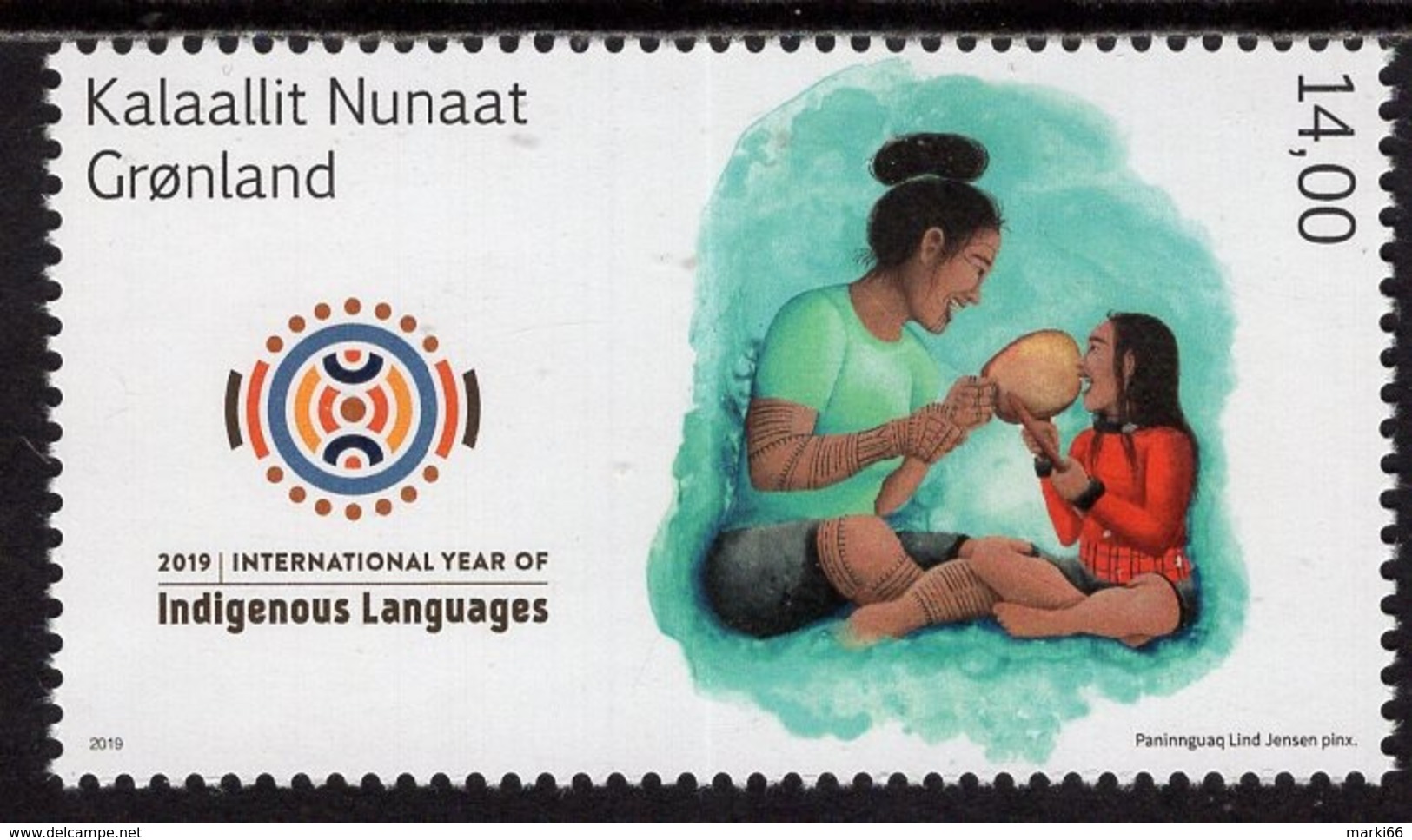 Greenland - 2019 - UN International Day Of Indigenous Languages - Mint Stamp - Unused Stamps