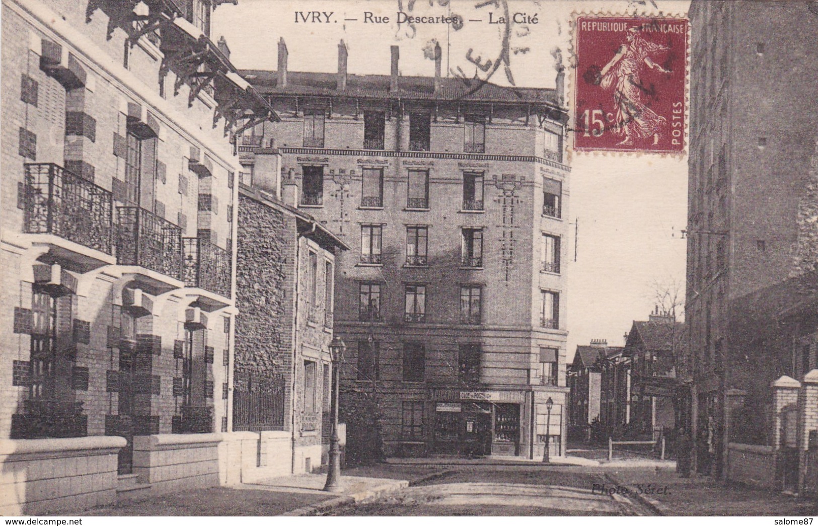 Cpa IVRY RUE DESCARTES LA CITE - Ivry Sur Seine