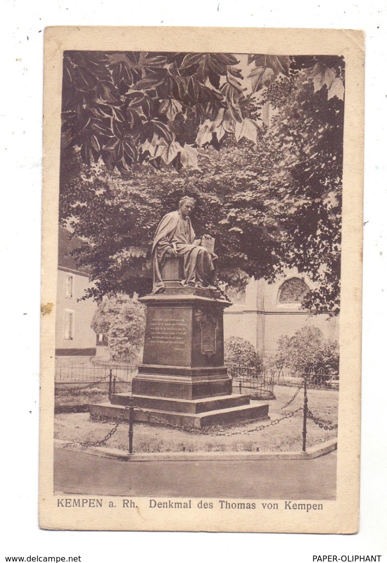 4152 KEMPEN, Denkmal Des Thomas Von Kempen, 192.. - Viersen