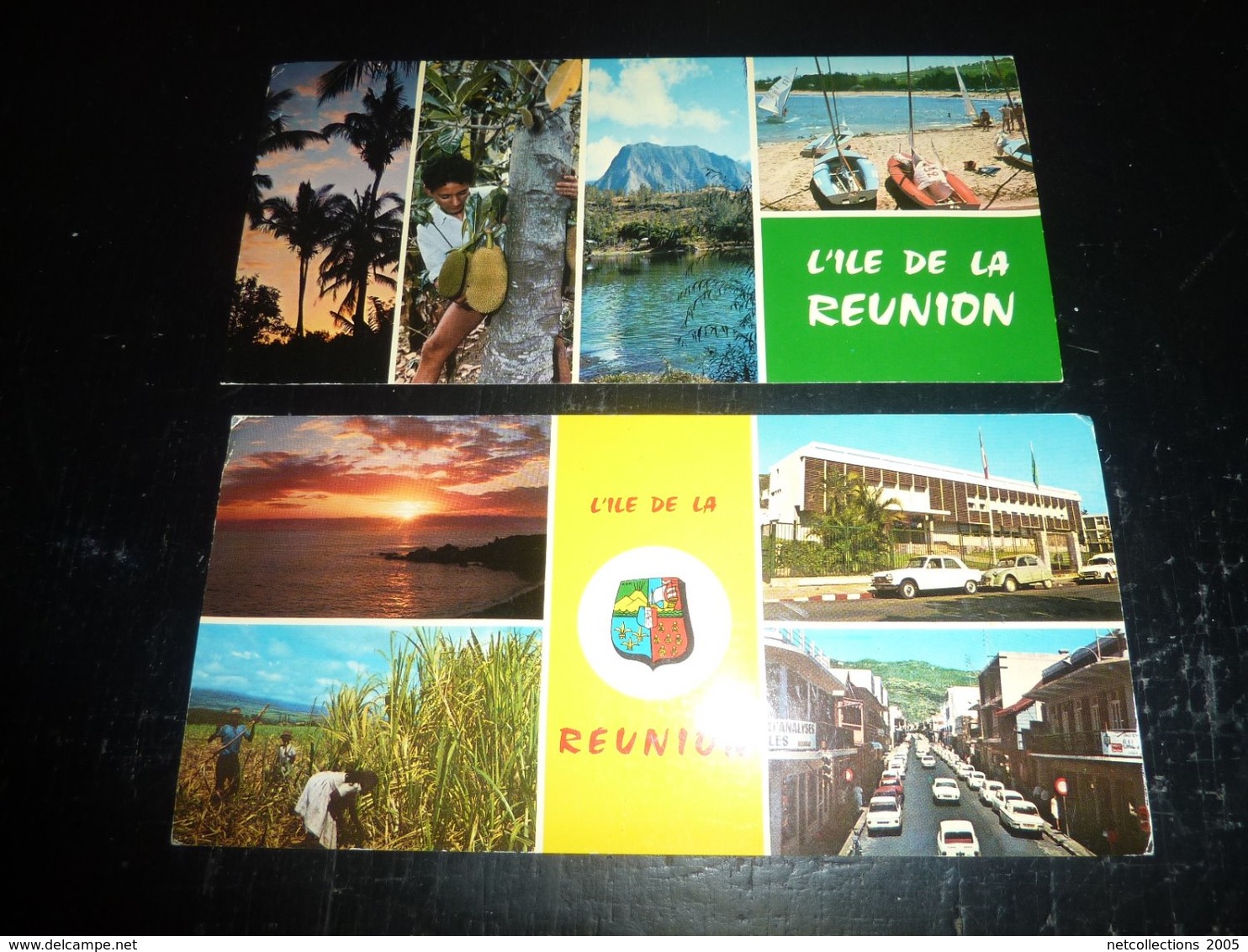 ILE DE LA REUNION LOT DE 23 CARTES POSTALES TOUTE DIFFERENTE 10 PANORAMIQUES 13 SEMI MODERNES - OCEANIE DOM TOM (AE) - Polynésie Française