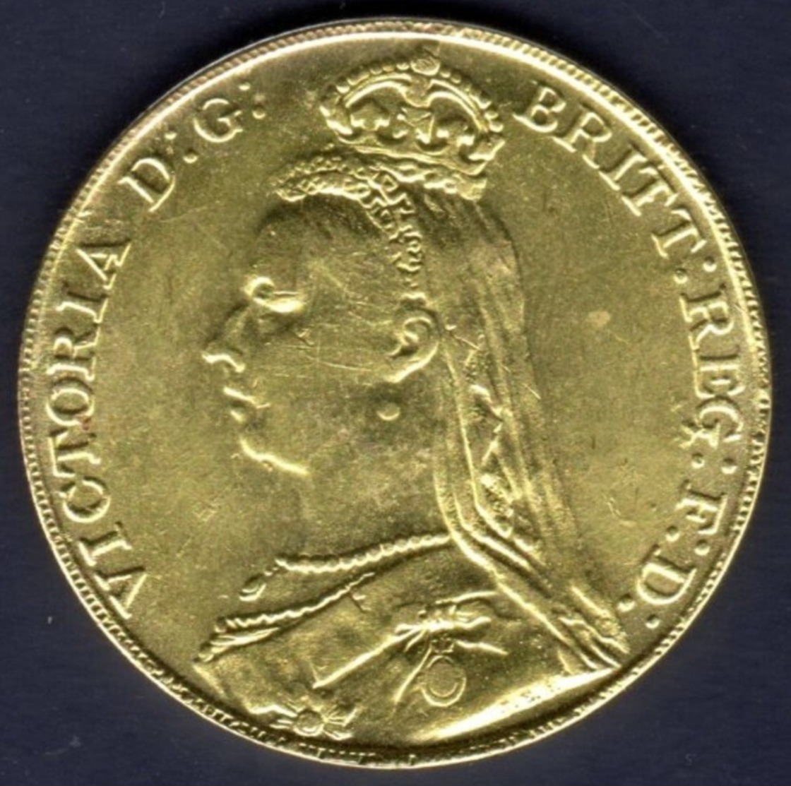 GRAN BRETAGNA 1891 1 Sterlina - Sovereign United Kingdom Victoria 1837 - Altri & Non Classificati