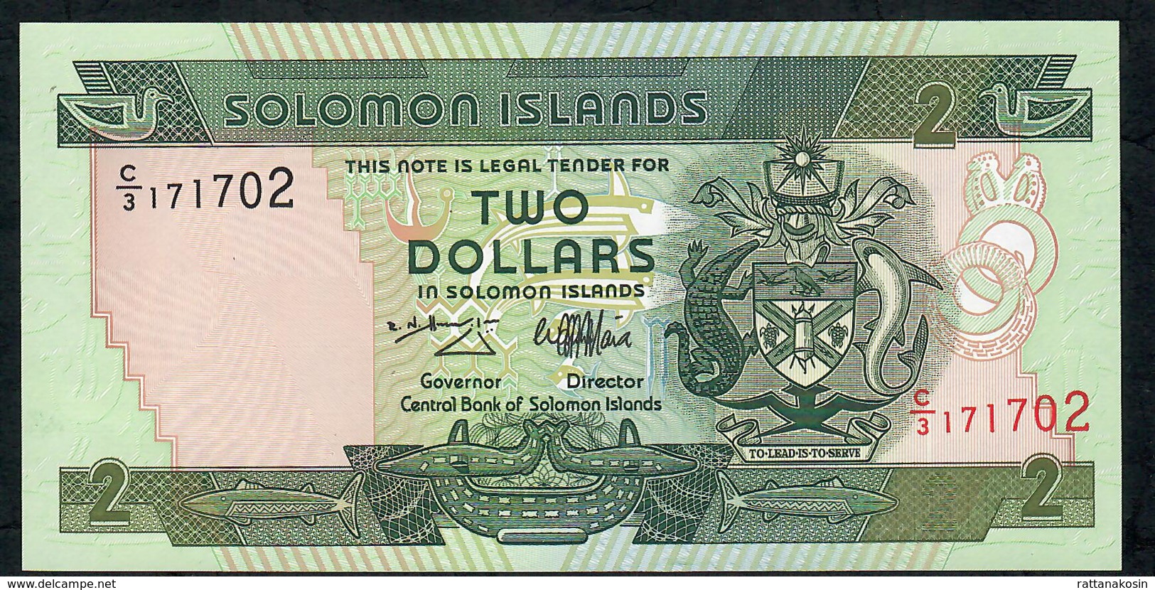 SOLOMONS ISLANDS P18 2  DOLLARS 2015 #C/3  UNC. - Salomonseilanden