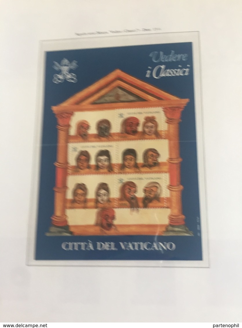 Vaticano Collezione 1969/2000 - Montata In 2 Album Marini Quasi Completa Del Periodo MNH - Verzamelingen