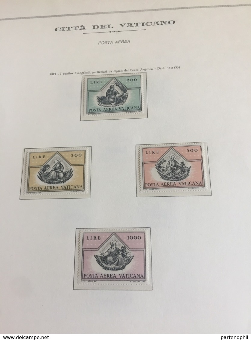 Vaticano Collezione 1969/2000 - Montata in 2 album Marini quasi completa del periodo MNH