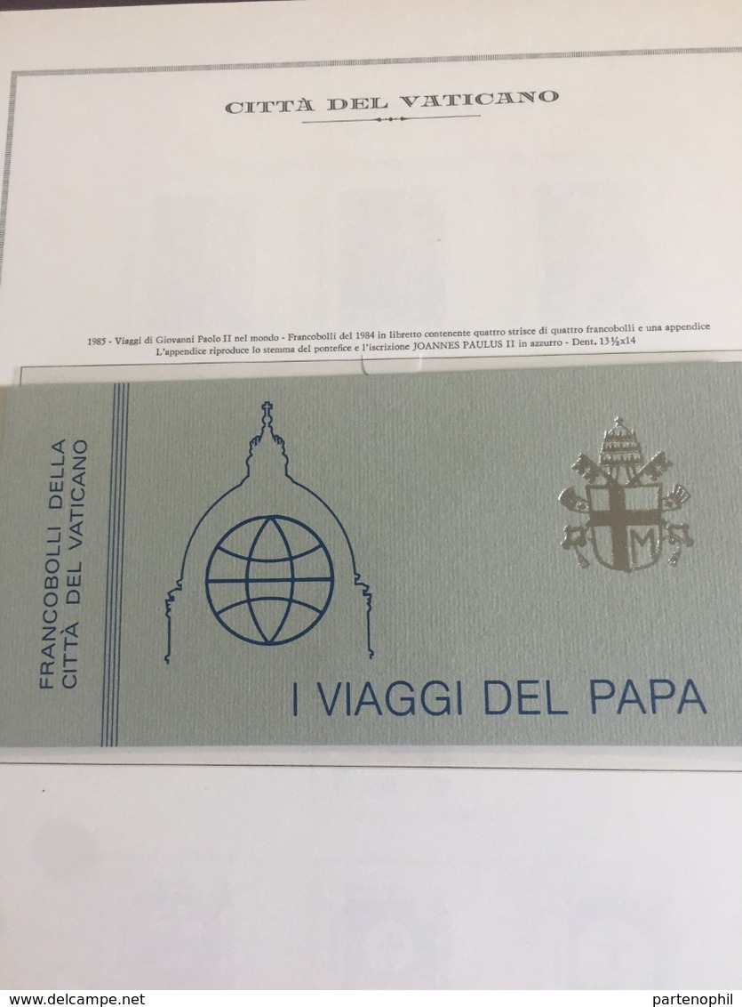 Vaticano Collezione 1969/2000 - Montata in 2 album Marini quasi completa del periodo MNH