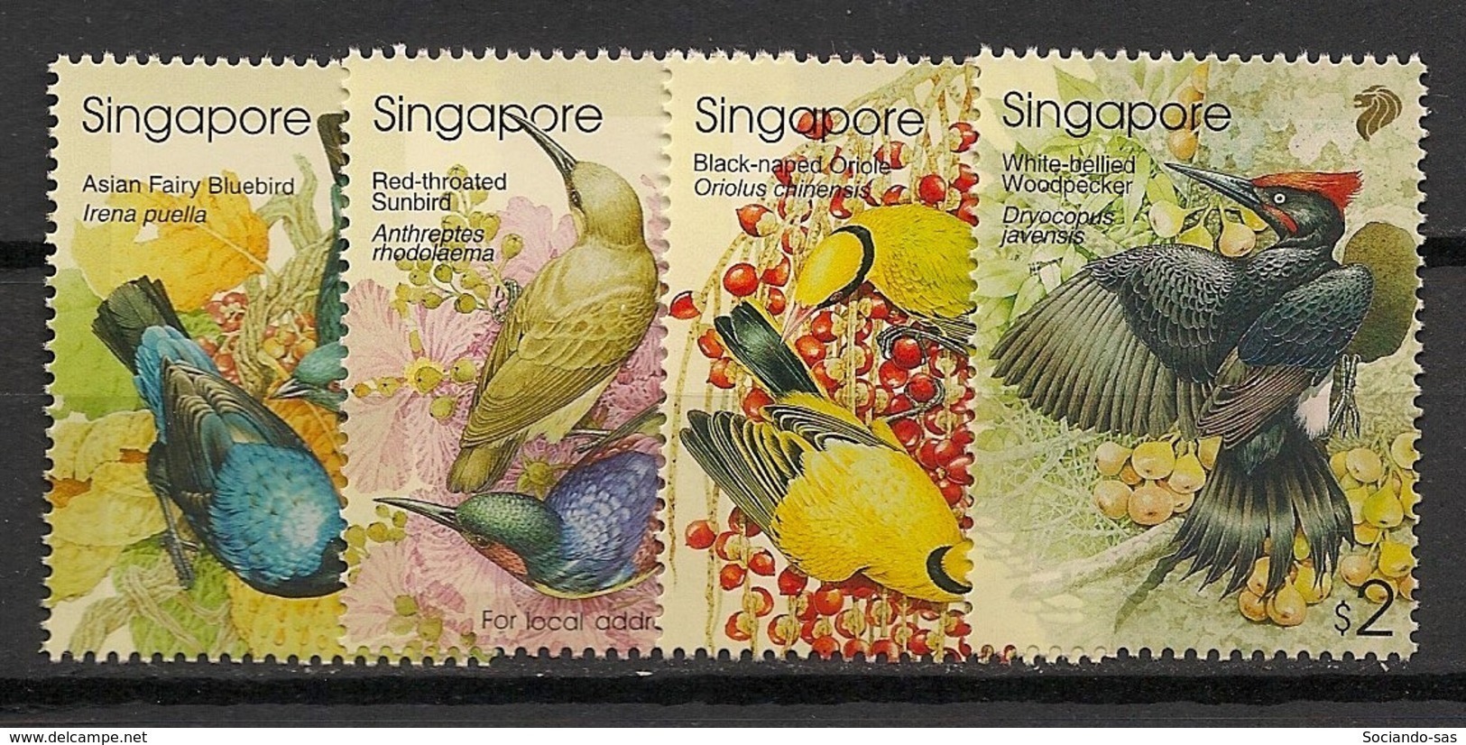 Singapore - 2002 - N°Yv. 1118 à 1121 - Faune / Oiseaux / Birds - Neuf Luxe ** / MNH / Postfrisch - Singapore (1959-...)