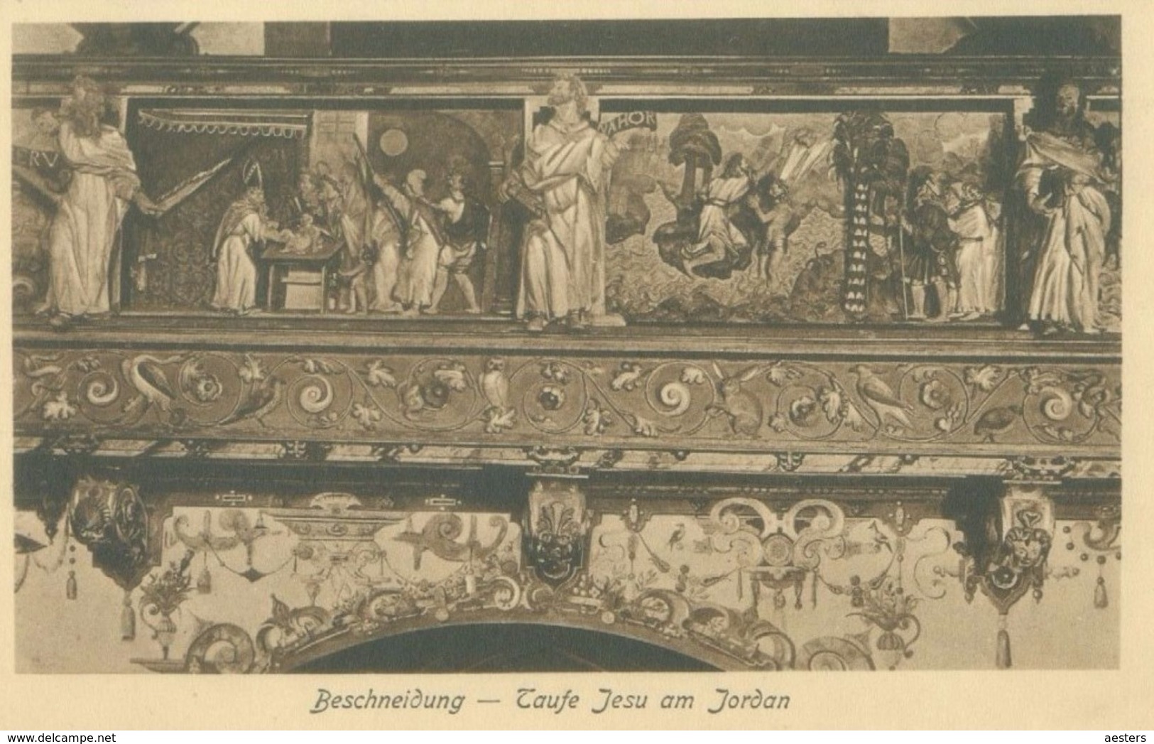 Freudenstadt; Ev. Stadtkirche Mit Relief. Beschneidung Und Taufe Jesu Am Jordan - Nicht Gel. (C. Fiedler, Freudenstad ) - Freudenstadt