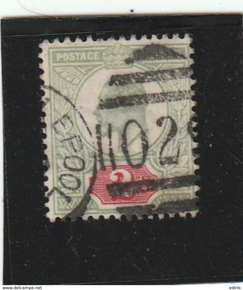 **** ANGLETERRE *** England ***  -  - Roi Edouard VII -- N° 109 Côte 23€ - Used Stamps