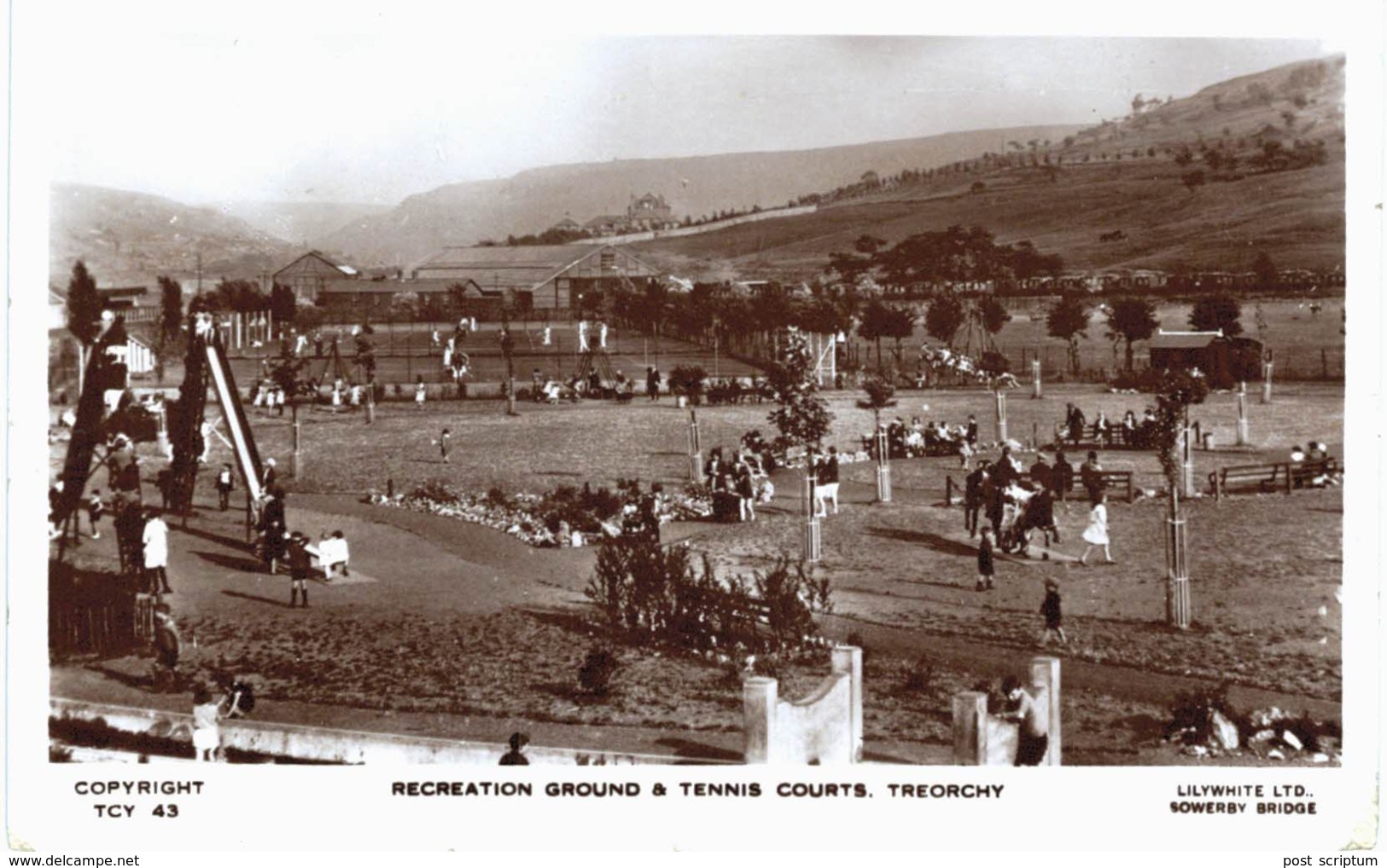 Royaume-Uni - Angleterre - Pays De Galles - Recreation Ground & Tennis Court's - Treorchy - Zu Identifizieren