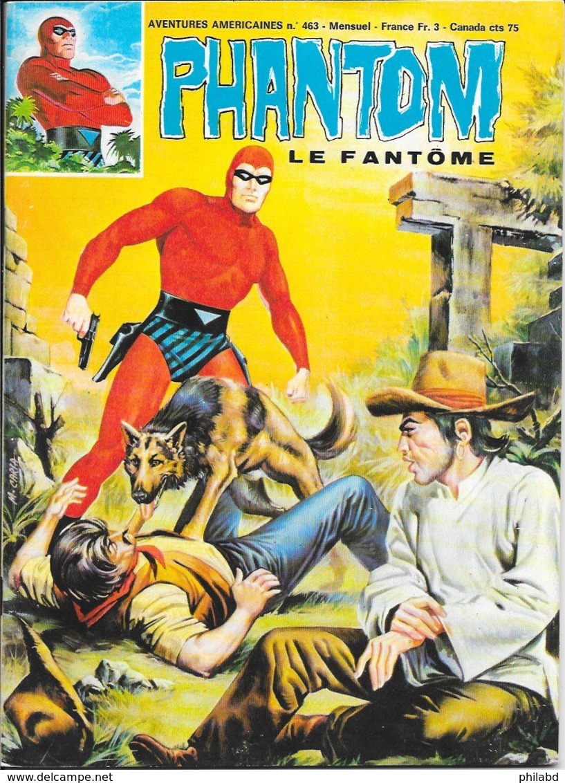 Le Fantôme N°463 Editions Des Remparts 1977 BE - Phantom