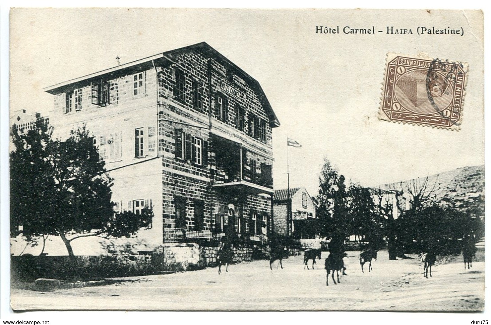 CPA PALESTINE * HAÏFA  Hôtel Carmel - Palestine