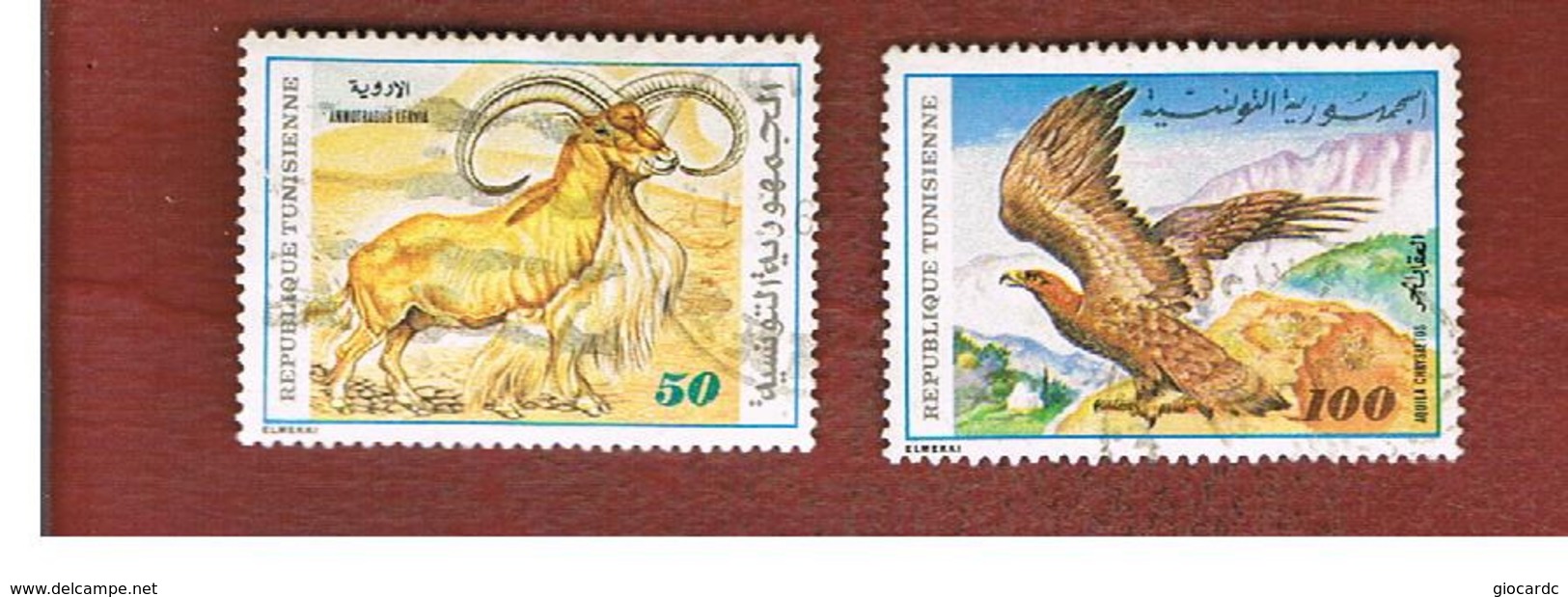 TUNISIA - SG 962.963  -    1980  ANIMALS  - USED ° - Tunisia (1956-...)