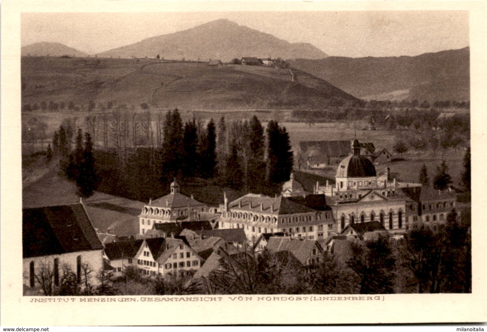 Institut Menzingen - Gesamtansicht Von Nordost (Lindenberg) - Menzingen