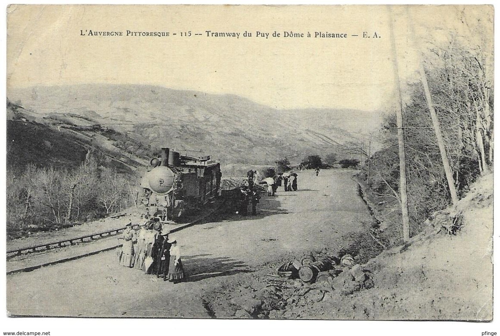 Le Tramway Du Puy-de-Dôme à Plaisance, 1913 - Autres & Non Classés