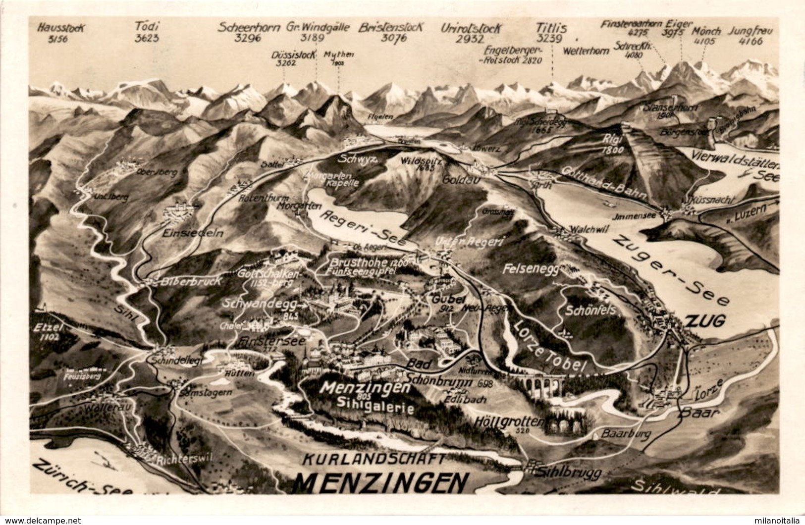 Kurlandschaft Menzingen (4552) * 17. Juni 1930 - Menzingen