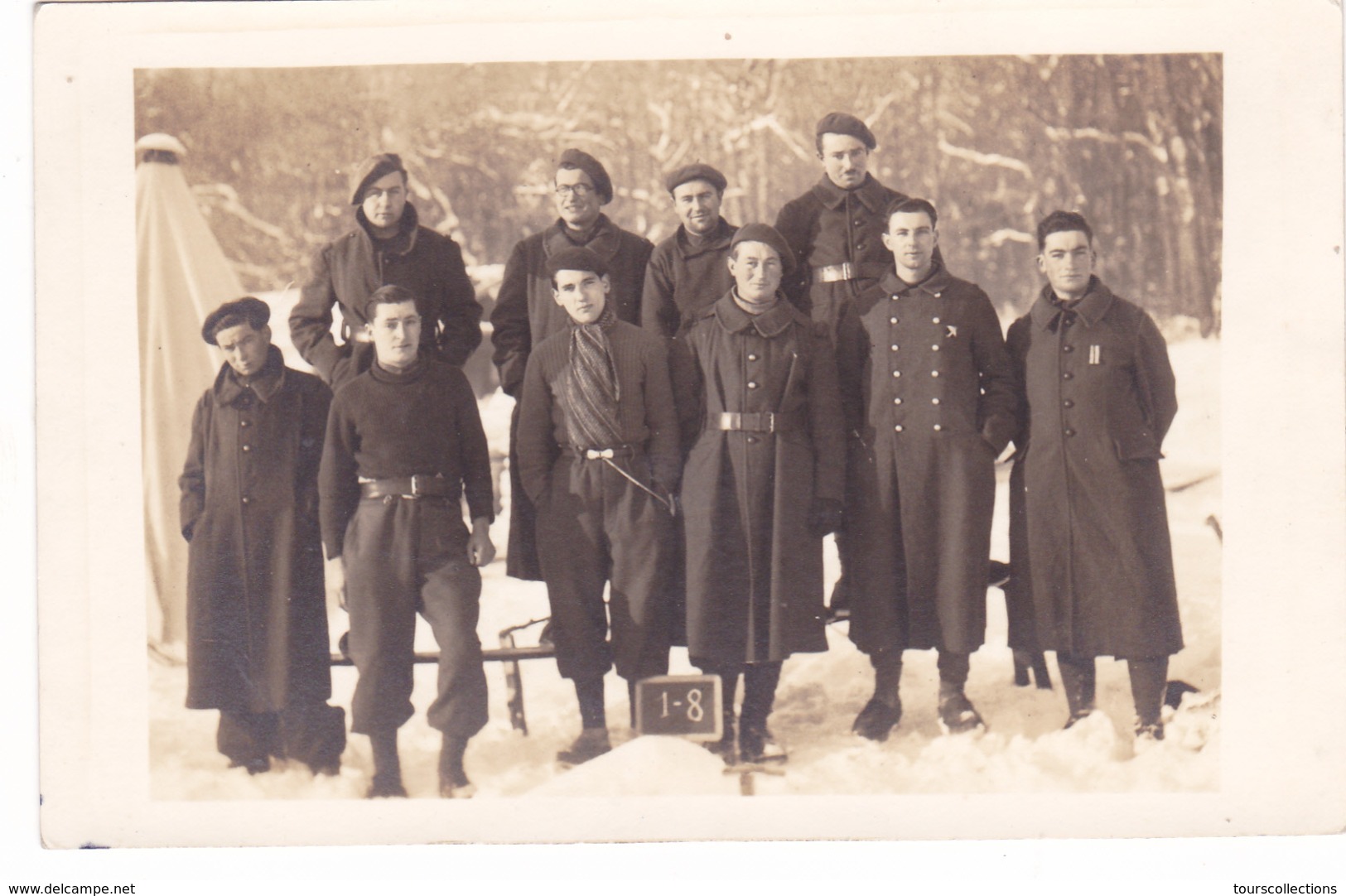 WW2 LOT CARTES PHOTOS Du MONT SAINT ROMAIN à BLANOT (71) -  Chantier De Jeunesse - Neige En Décembre 1940 à 579 Mètres - Autres & Non Classés