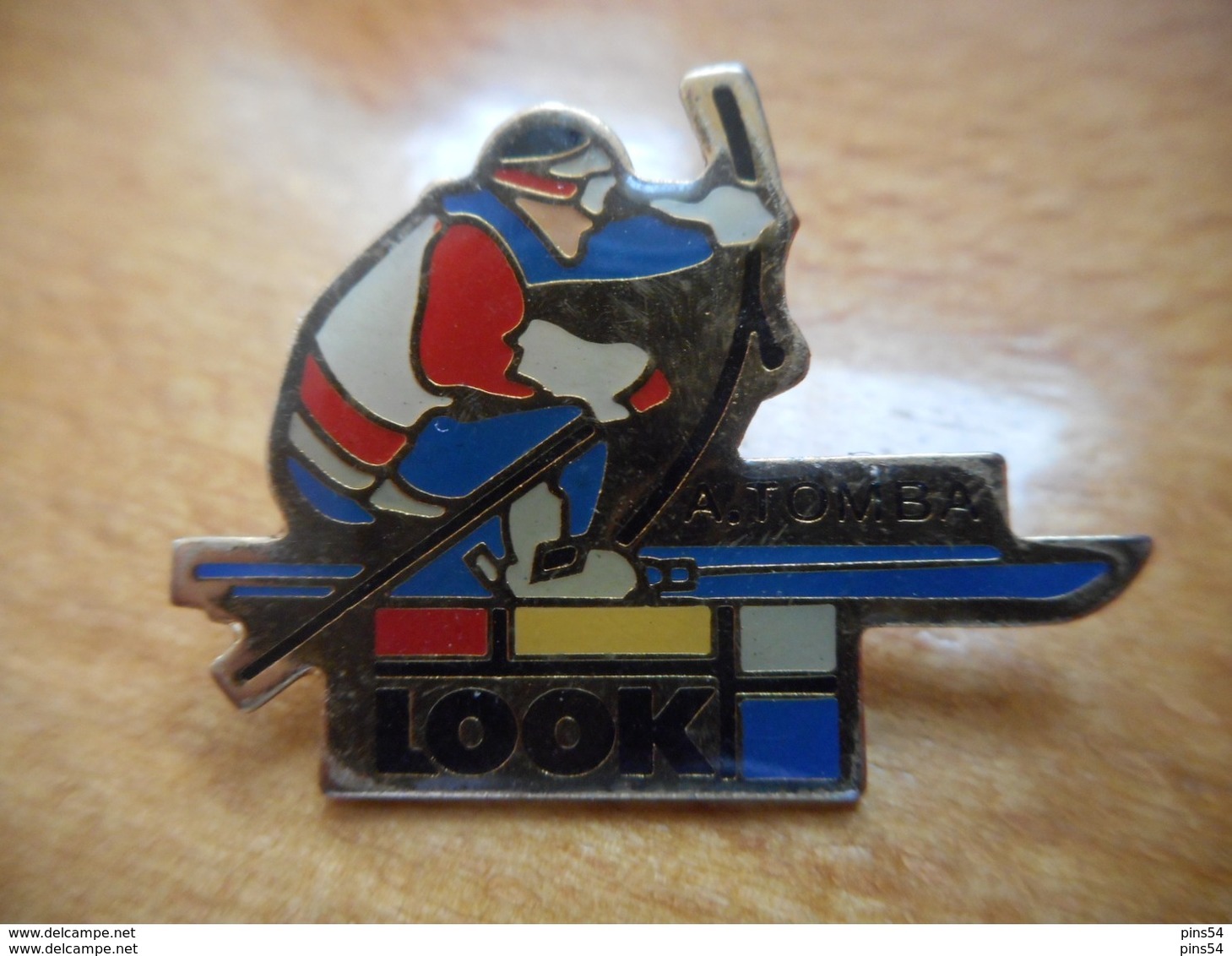 A001 -- Pin's Ski Alberto Tomba - Look - Winter Sports