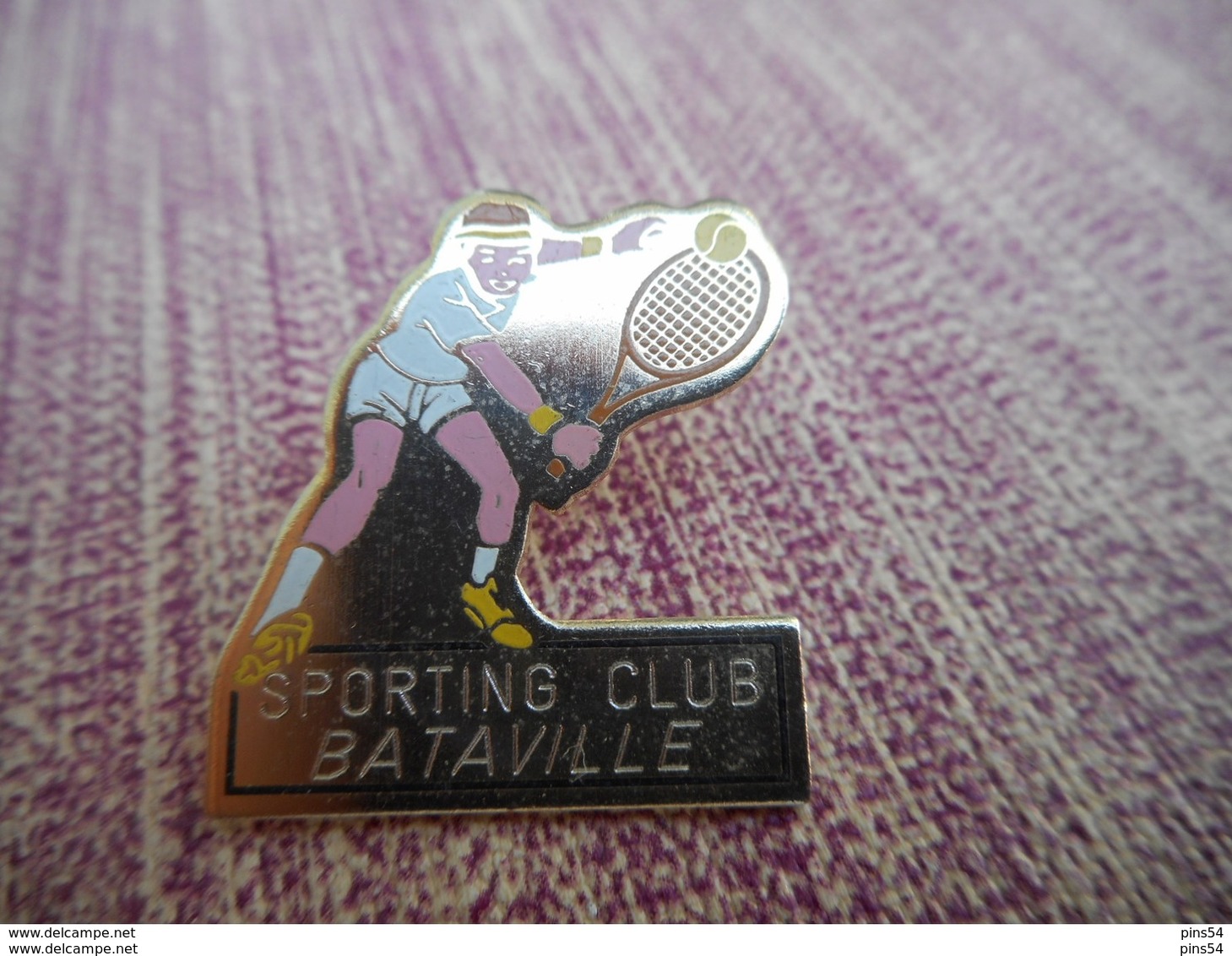 A009 -- Pin's Sporting Clb Bataville -- Exclusif Sur Delcampe - Tennis