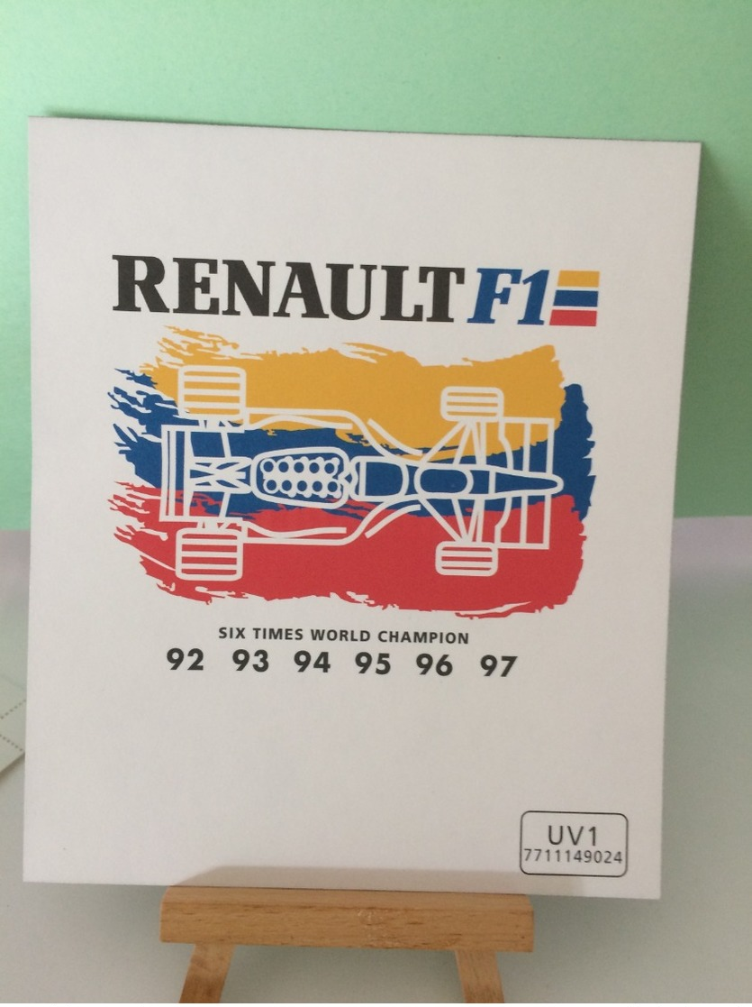 Renault F1 Six Times World Champion 1992-93-94-95-96-97 Neuf - Bloc Sans Valeur Faciale (Toutes En Bon état Garantie) - Automobile