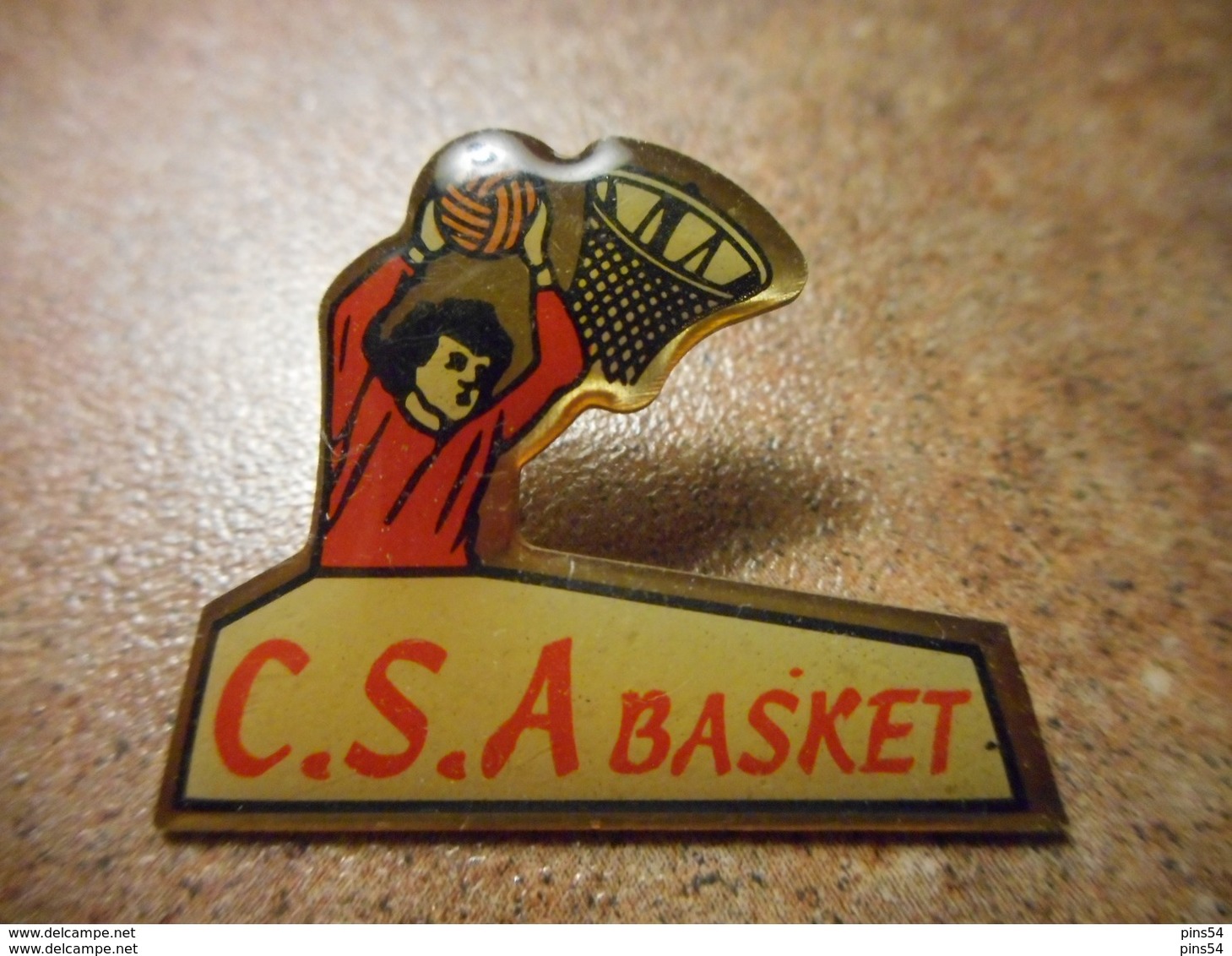 A024 -- Pin's CSA Basket - Baloncesto