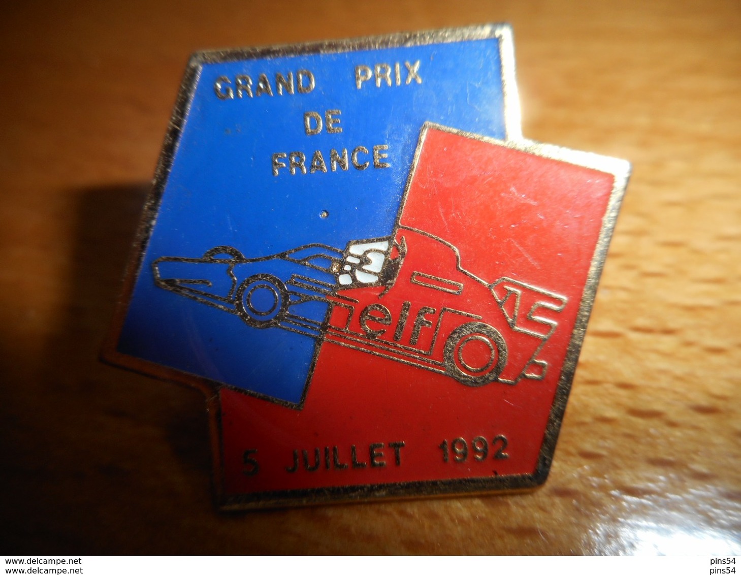 A002 -- Pin's Grand Prix De France 5 Juilet 1992 - Automobile - F1