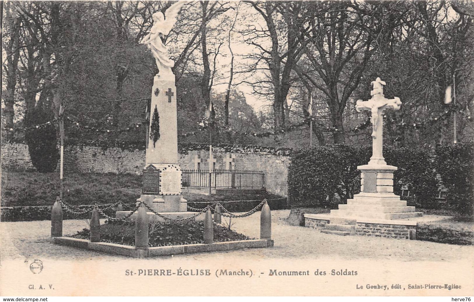 SAINT PIERRE EGLISE - Monument Des Soldats - Saint Pierre Eglise