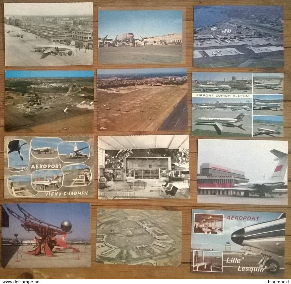 Lot De 12 Cartes Postales / Aéroports - Aérodromes