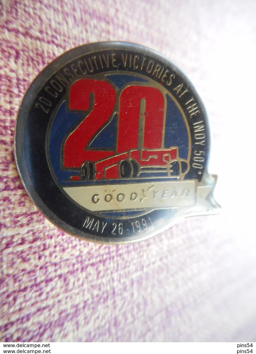 A002 -- Pin's 20 Consecutive Victories Goodyear - Car Racing - F1