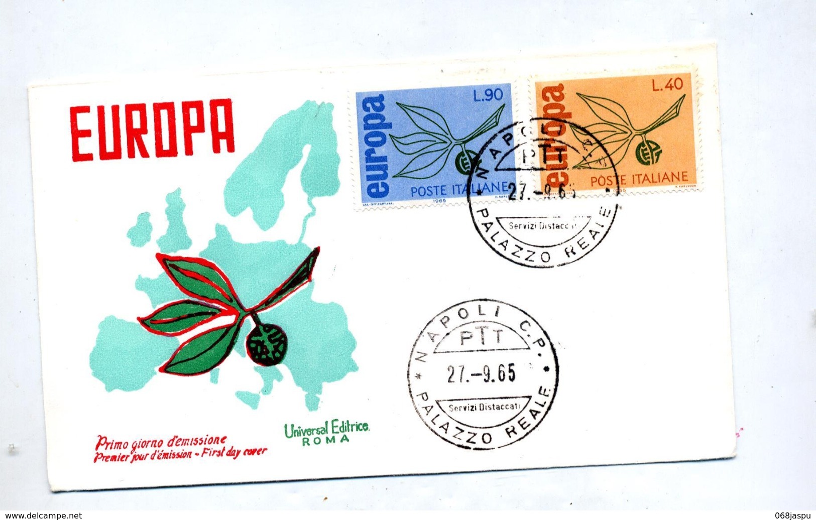 Lettre Fdc  1965 Europa - FDC