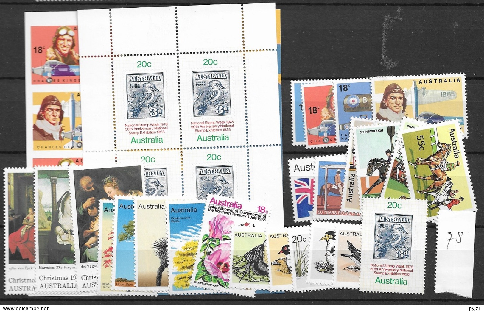 1978 MNH Australia,  Complete Postfris** - Vollständige Jahrgänge